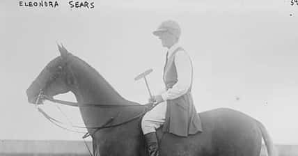 Library Of Congress - pictured above is Eleonora on a polo pony