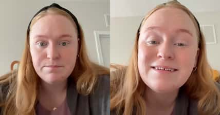 TikTok - @ellie_gates - pictured above is Ellie