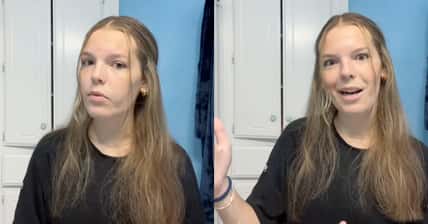 TikTok - @haileyscancerjourney - pictured above is Hailey