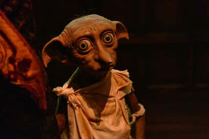 Dobby domestic elf, Wizarding world of Harry Poter experience in Madrid, Spain