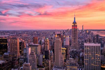 Keywords: new, york, city, sunset, manhattan, empire, state, building, aerial, skyline, cityscape, nyc, view, usa, america, skyscraper, urban, panorama, downtown, midtown, landmark, dusk, panoramic, panorama, architecture, high, office, night, tower, sky, street, scene, center, business, big, ny, roof, travel, american, new york city, empire state building, midtown manhattan, evening, illuminated, illuminate, sight, big apple, rooftop, time, square