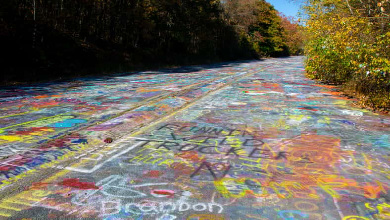 Brandon Schultz - stock.adobe.com - pictured above is part of "graffiti highway" in Centralia