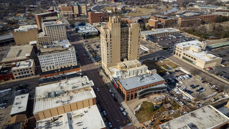 Jeff Whiting - stock.adobe.com - pictured above is downtown Flint