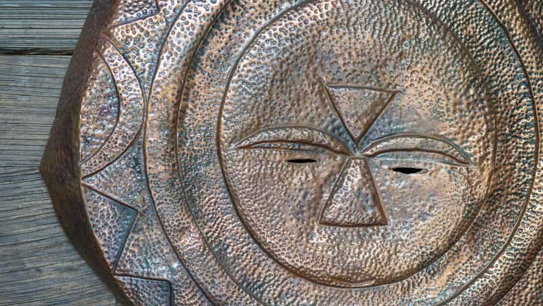 bozzybozza - stock.adobe.com - illustrative purposes only, pictured above is a metal mask of Zulu tribe