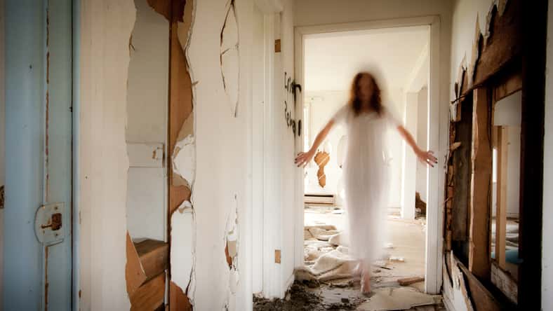 Ghostly woman