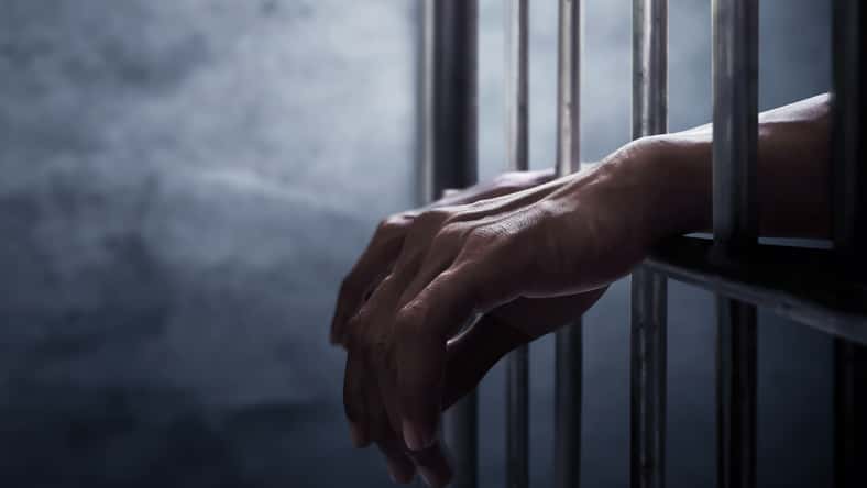 Man in prison