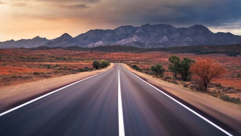 Flinders Ranges in outback Australia