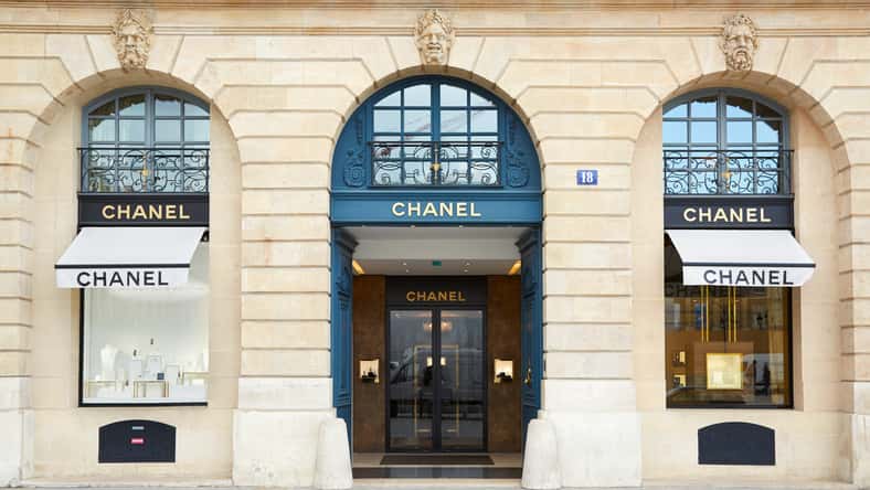 Chanel shop in place Vendome in Paris