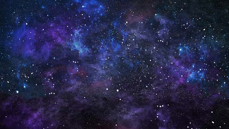 High definition star field background . Starry outer space background texture . Colorful Starry Night Sky Outer Space background
