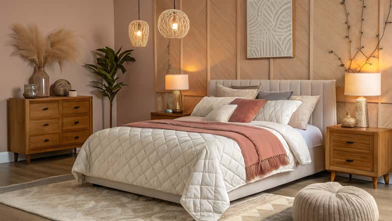 bedroom in hotel
