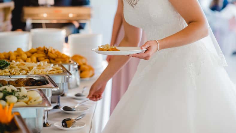 catering wedding buffet for events food