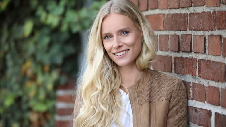 pretty blonde woman