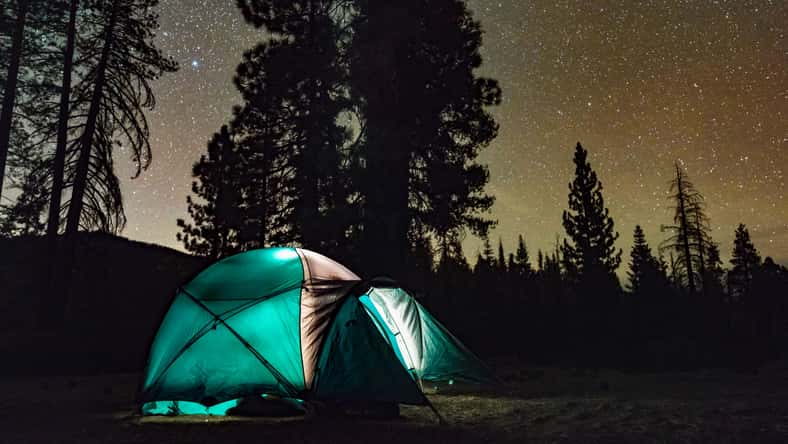 Camping in the Sierra Nevada