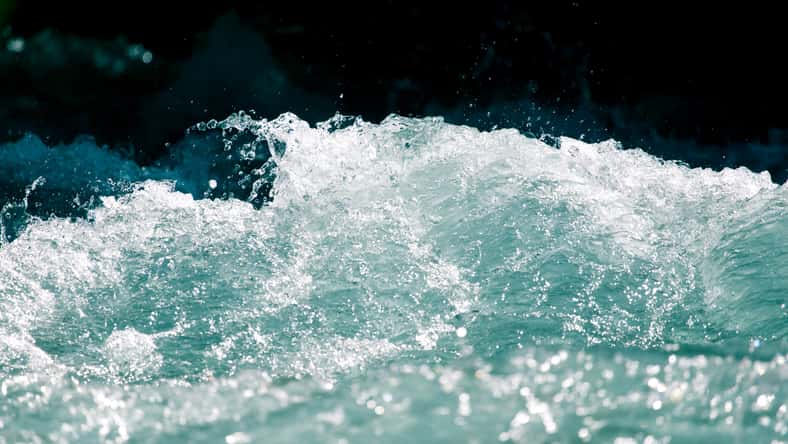 stormy water wave as a background