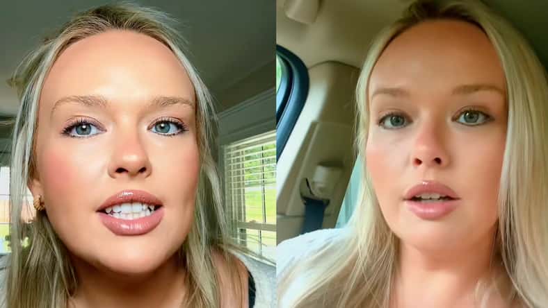 TikTok - @clv0090 - pictured above is Courtney