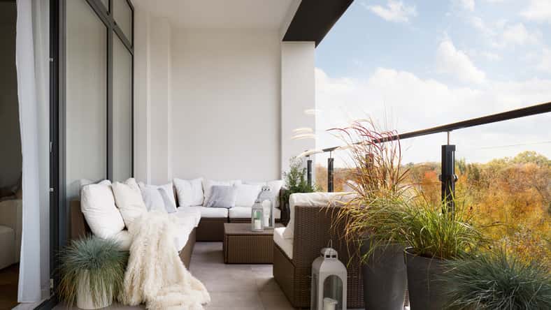 stylish balcony