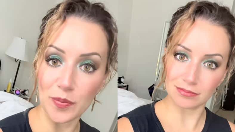 TikTok - @jeannienotgia - pictured above is Jeannie