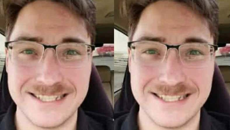 Facebook - pictured above is Matthew