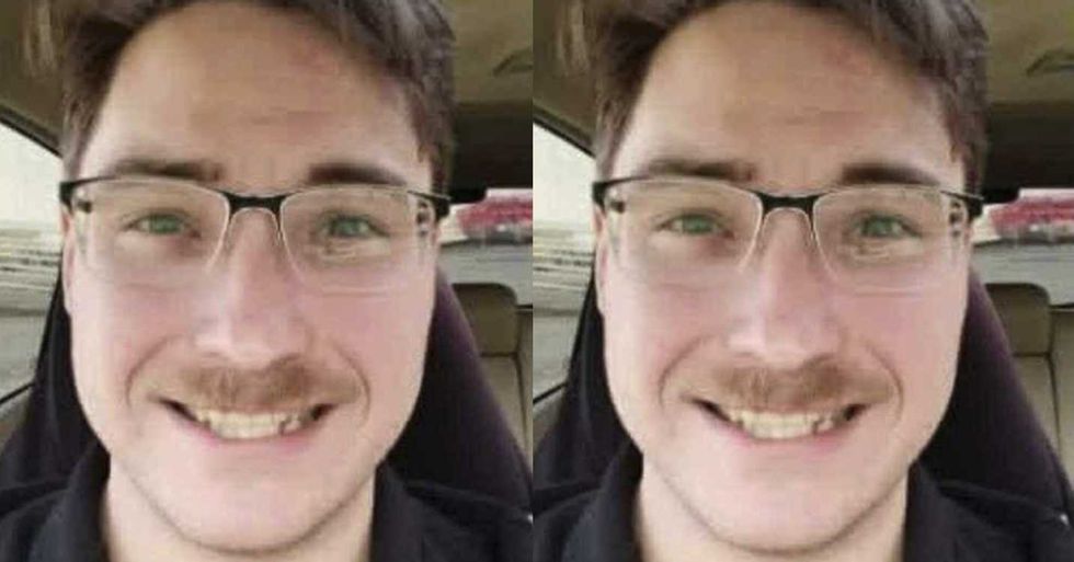 Facebook - pictured above is Matthew