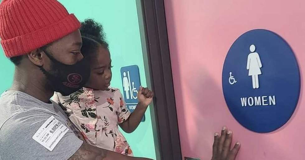 Dad Goes Viral For Explaining The Thoughtful Way He Escorts His Little Daughters To Public Bathrooms Designated For Women
