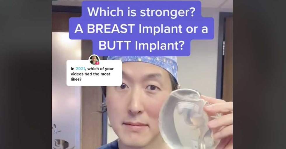 This Plastic Surgeon Went Viral For Testing The Durability Of Breast Implants Versus Butt Implants