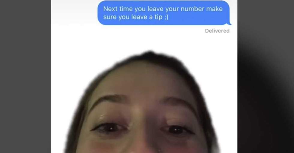 She Called Out A Customer Who Didn't Leave Her A Tip But Did Leave Her His Phone Number And It's Sparking A TikTok Debate About Tipping Servers