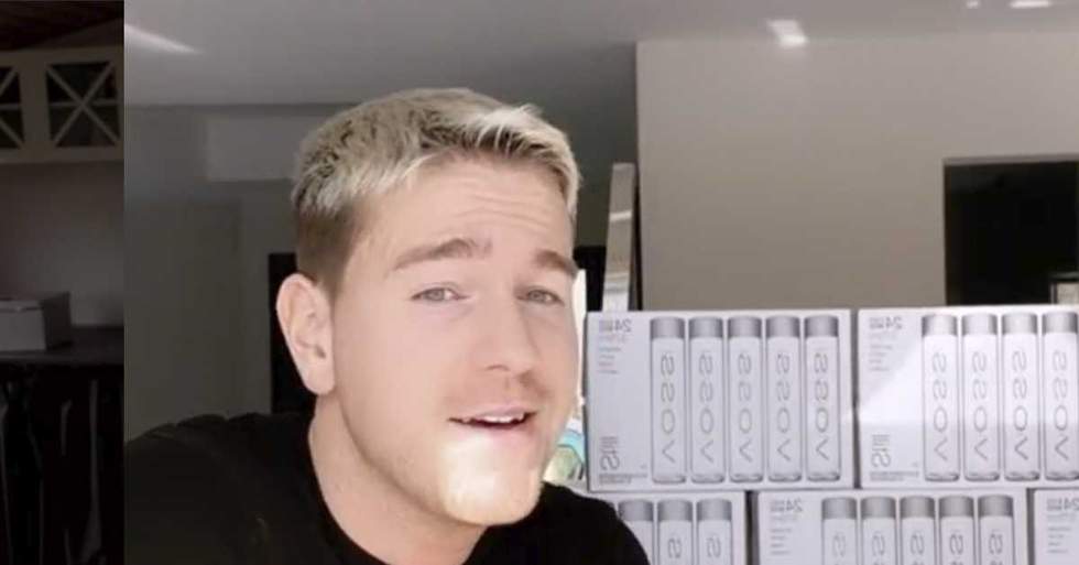 This TikToker Sparked Outrage After Sharing He Spends $2,000 Each Month On Bottled Water