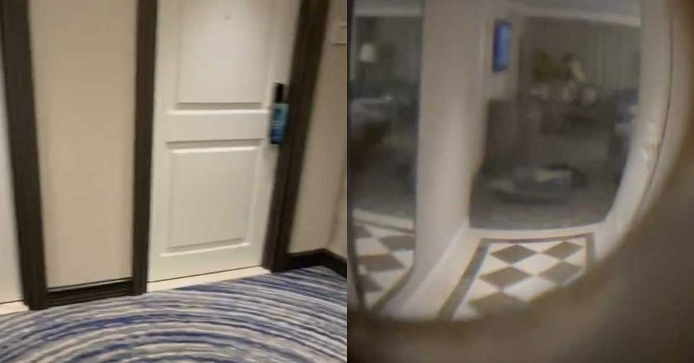 This TikToker Discovered That Her Hotel Room's Peephole Was Installed Backward, Alerting Women Everywhere To A New Safety Check Necessity