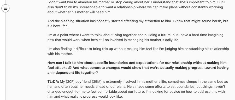 Pictured above is a second screenshot of the original Reddit post for you to read