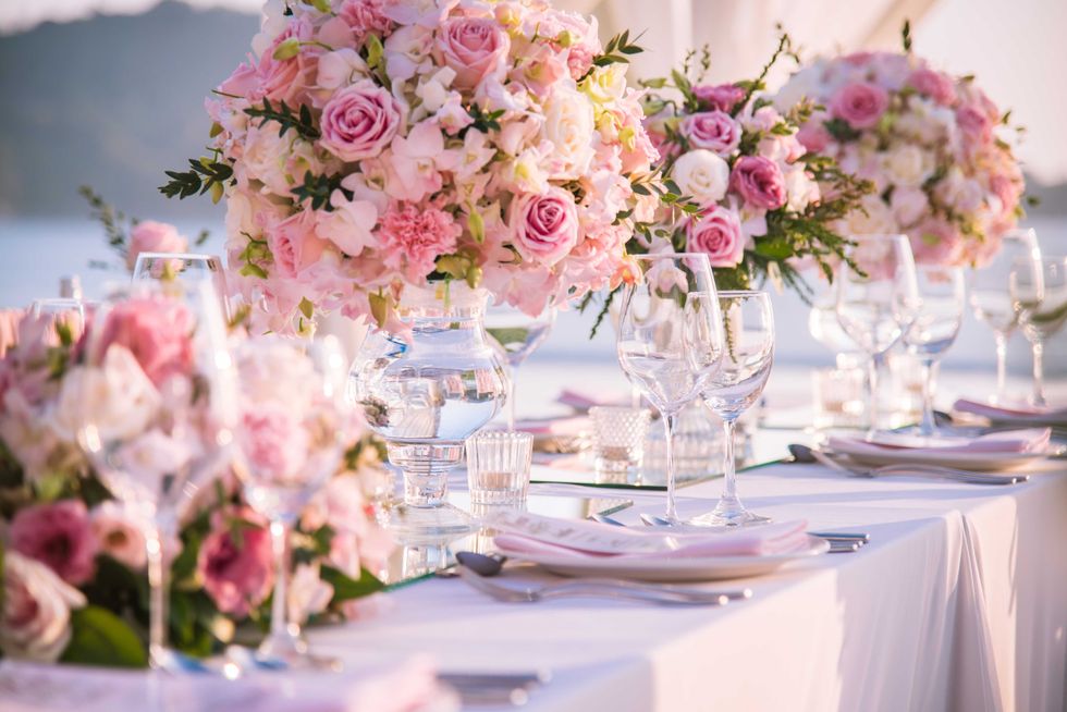 pink wedding