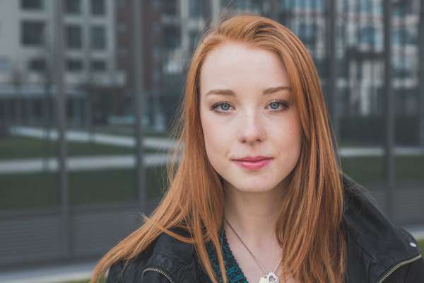 red-head woman