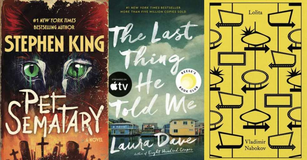 Simon & Schuster, Simon & Schuster, Penguin Random House - pictured above are some of the books deemed most disturbing on Goodreads