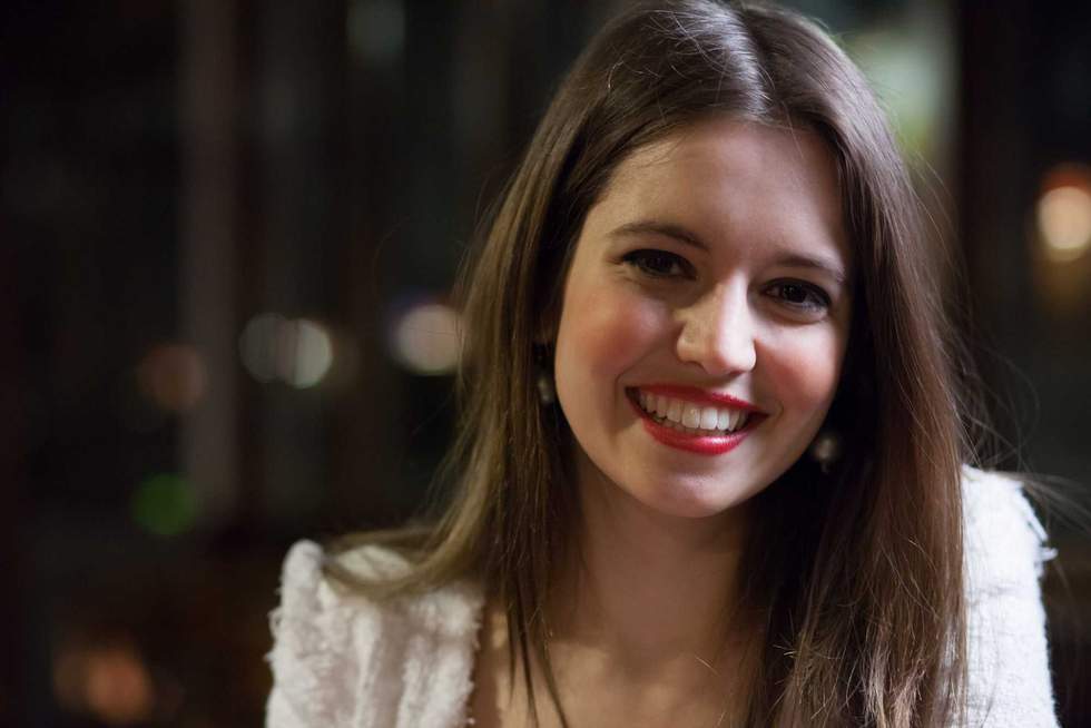 Smiling woman portrait