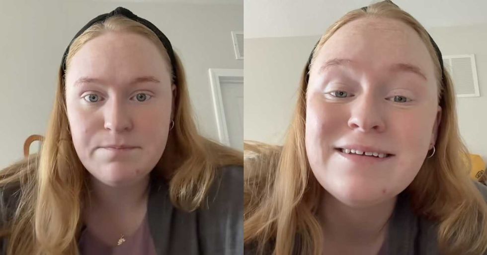 TikTok - @ellie_gates - pictured above is Ellie
