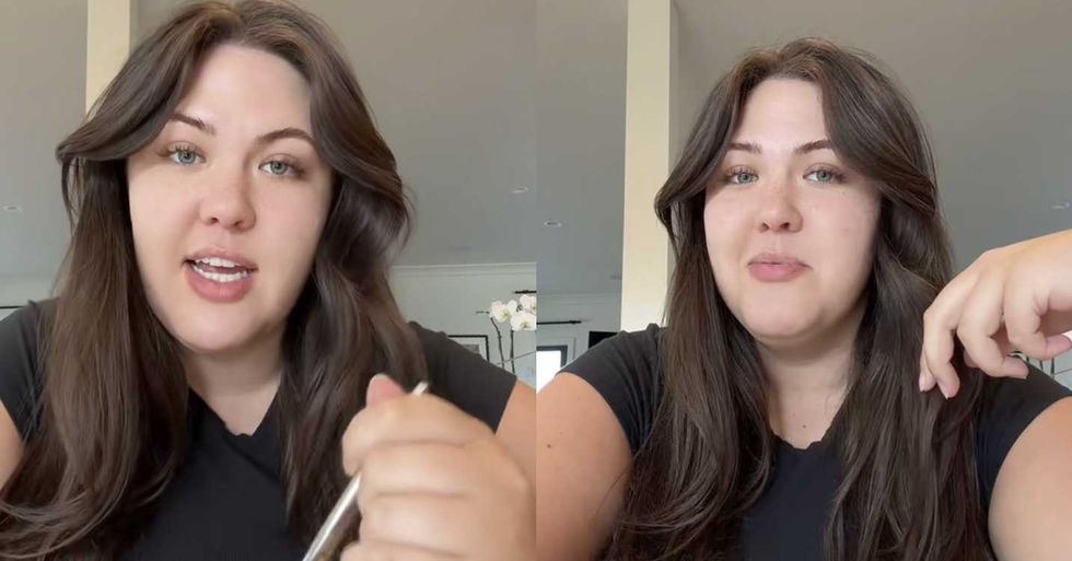 TikTok - @hnnuhrose - pictured above is Hannah