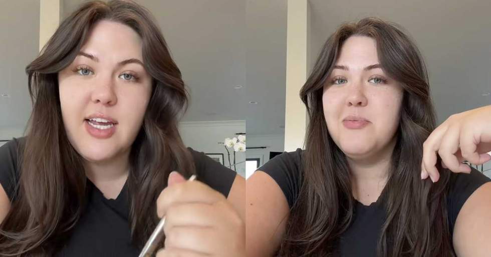 TikTok - @hnnuhrose - pictured above is Hannah