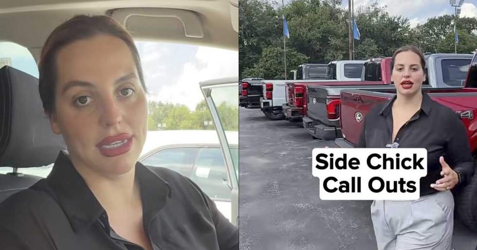 She's Mastered The Art Of Telling Side Chick Stories While Selling Cars