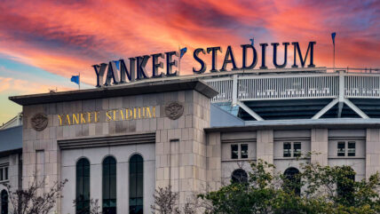 New York, USA; January 3, 2024: Entrance