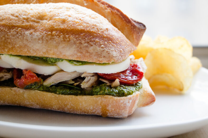pesto chicken Sandwich