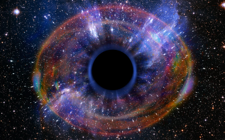 deep space image possibly linked to black holes