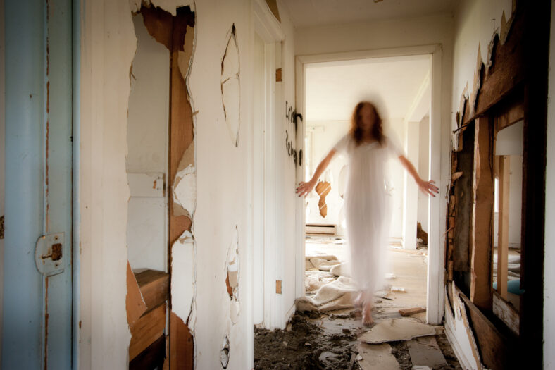 Ghostly woman