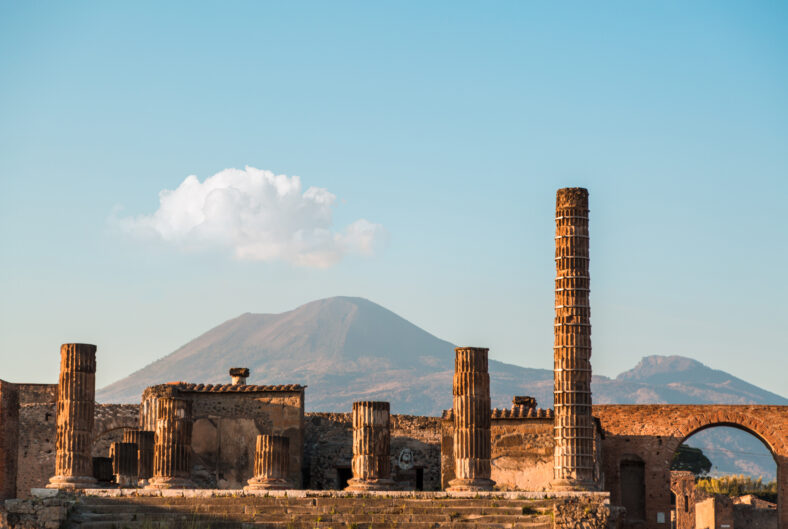 Vesuvius from Pompei