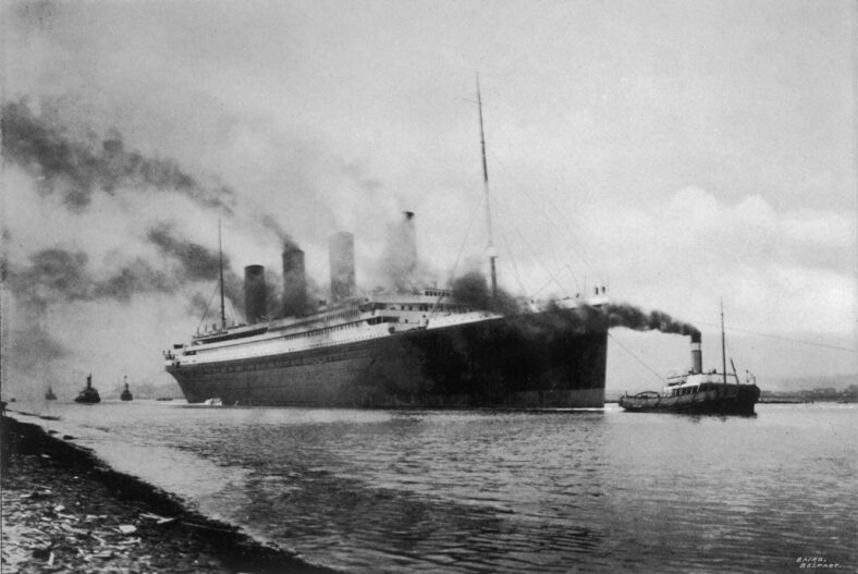 Titanic en Belfast. Fecha: 1912