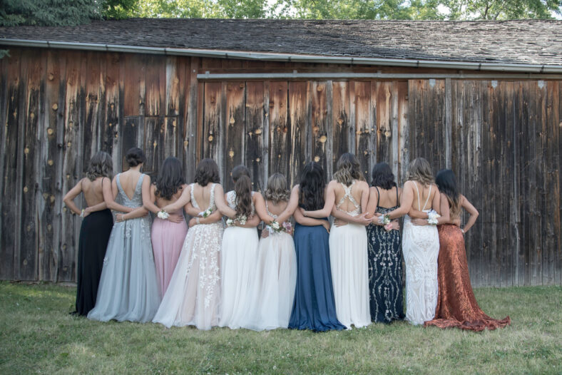 chicas de graduación