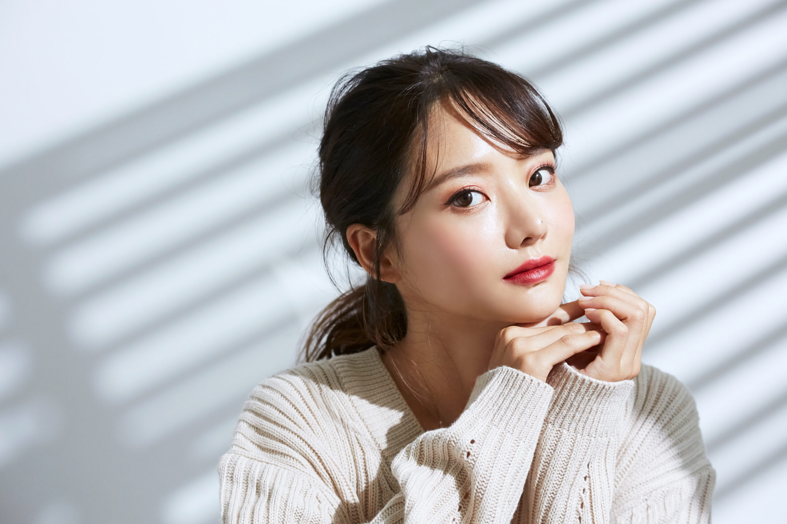 pretty Japanese woman portrait