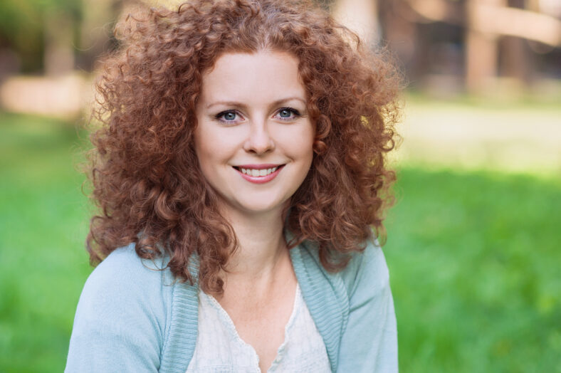 Smiling girl portrait