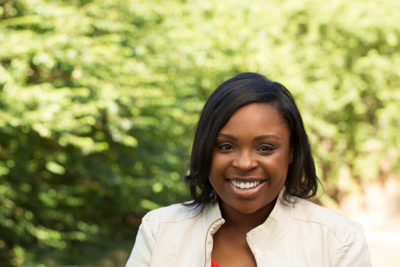 African American Woman Smiling