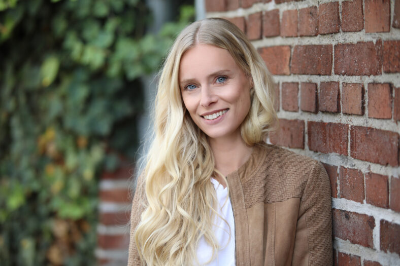 pretty blonde woman