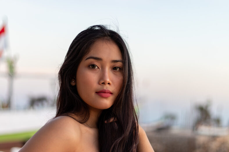 pretty asian woman portrait