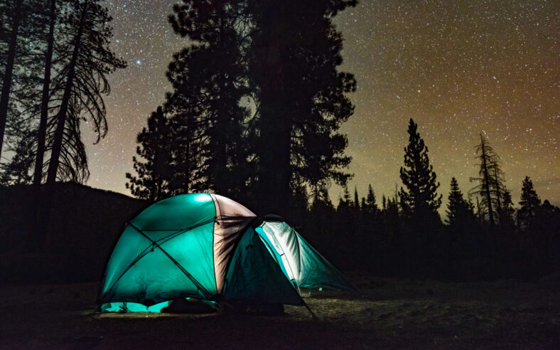 Acampar en la Sierra Nevada